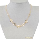 Χρυσό κολιέ περιμετρικών στοιχείων 